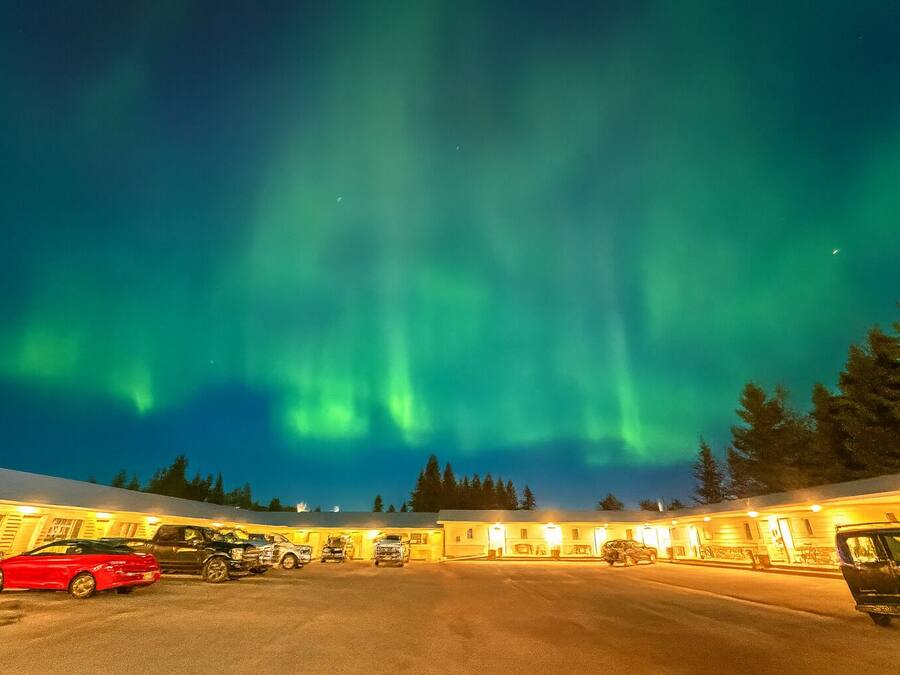 Front of property - evening/night