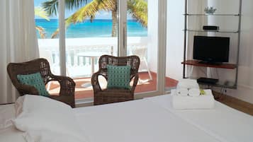 Room, Ocean View | In-room safe, free WiFi, bed sheets