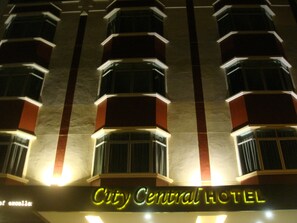 Front of property - evening/night - City Central Hotel (Batam)