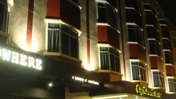 Front of property - evening/night