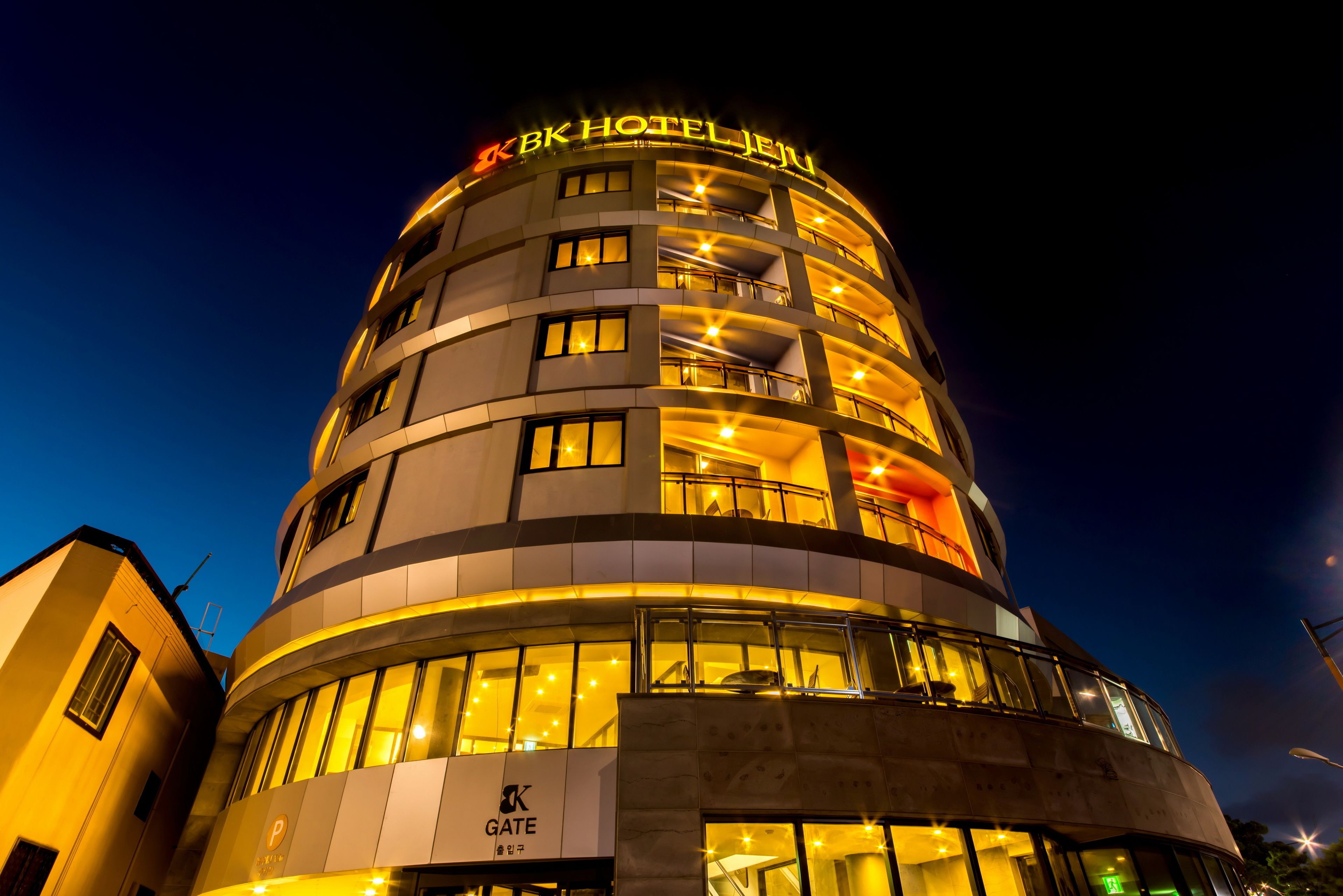 front of property – evening/night