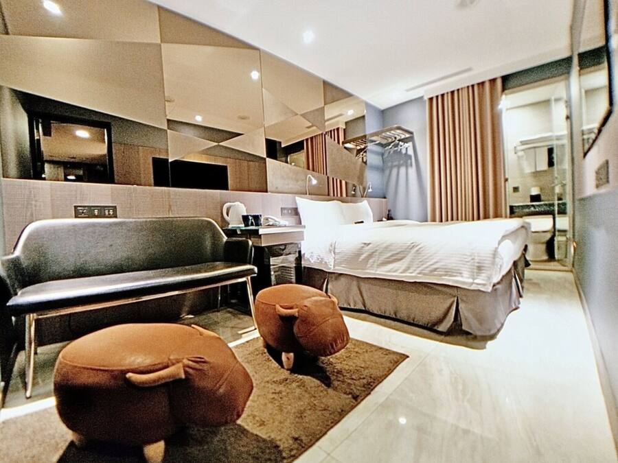 Grand Double Room (Partially No Windows) | Down comforters, free minibar, in-room safe, iron/ironing board