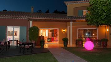 Front of property – evening/night