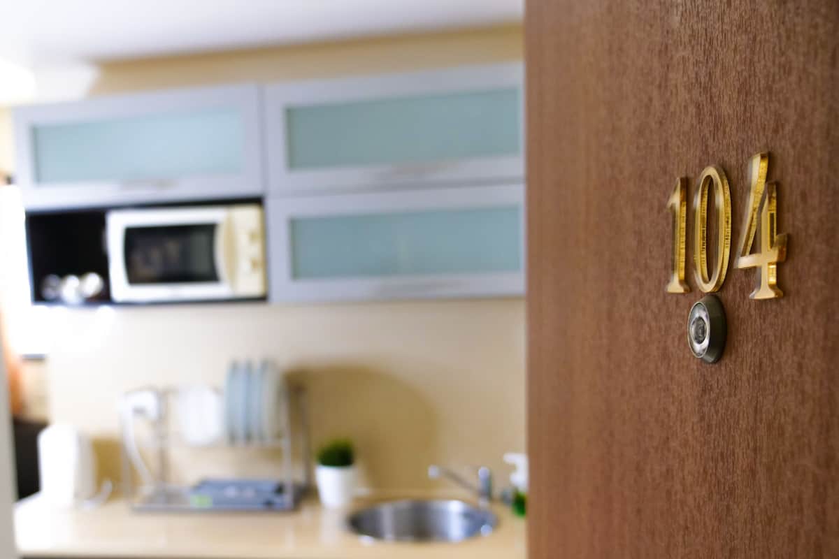 Appartamento, 2 camere da letto, angolo cottura | Angolo cottura privato | Frigorifero, microonde, piano cottura, macchina per tè/caffè