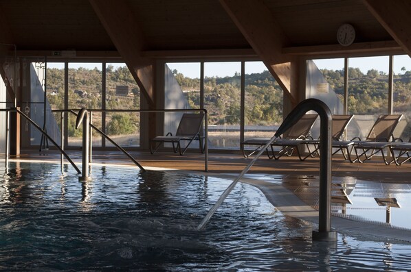 Indoor pool, outdoor pool