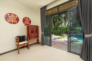 트래디셔널 빌라, 침실 3개, 전용 수영장 | 객실에서 보이는 전망