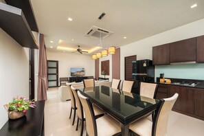Deluxe Villa, 3 Bedrooms, Private Pool, Pool View | Private kitchen - Saiyuan Estate by TropicLook (Rawai)