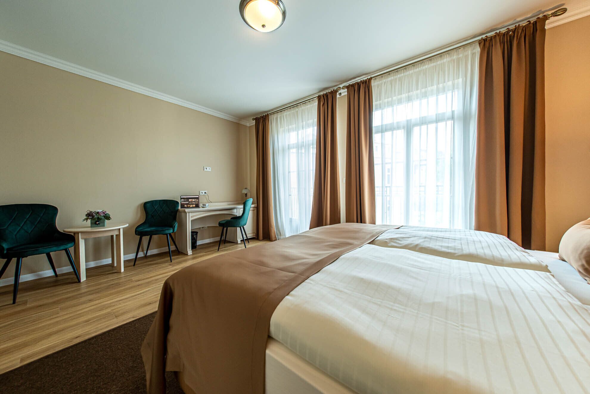 superior double or twin room | blackout curtains, free wifi, bed sheets