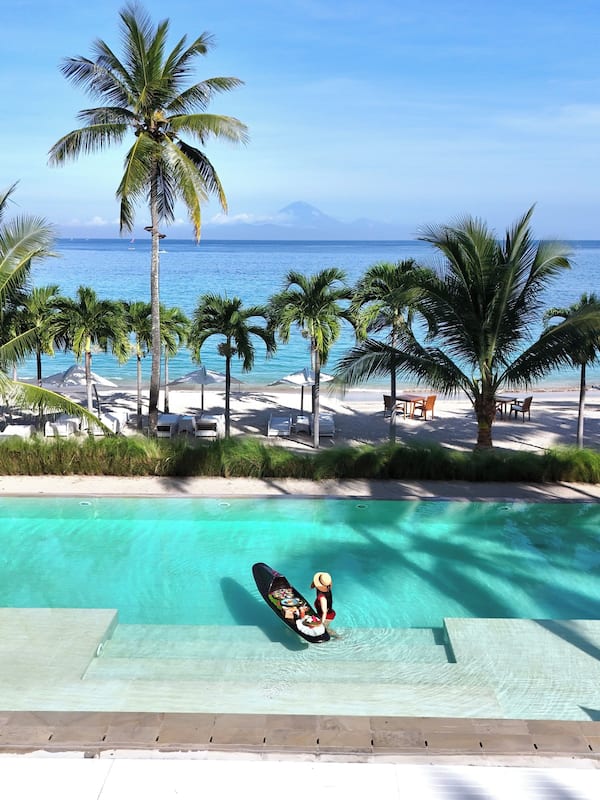 2 outdoor pools, open 6:00 AM to 7:00 PM, free cabanas, pool umbrellas