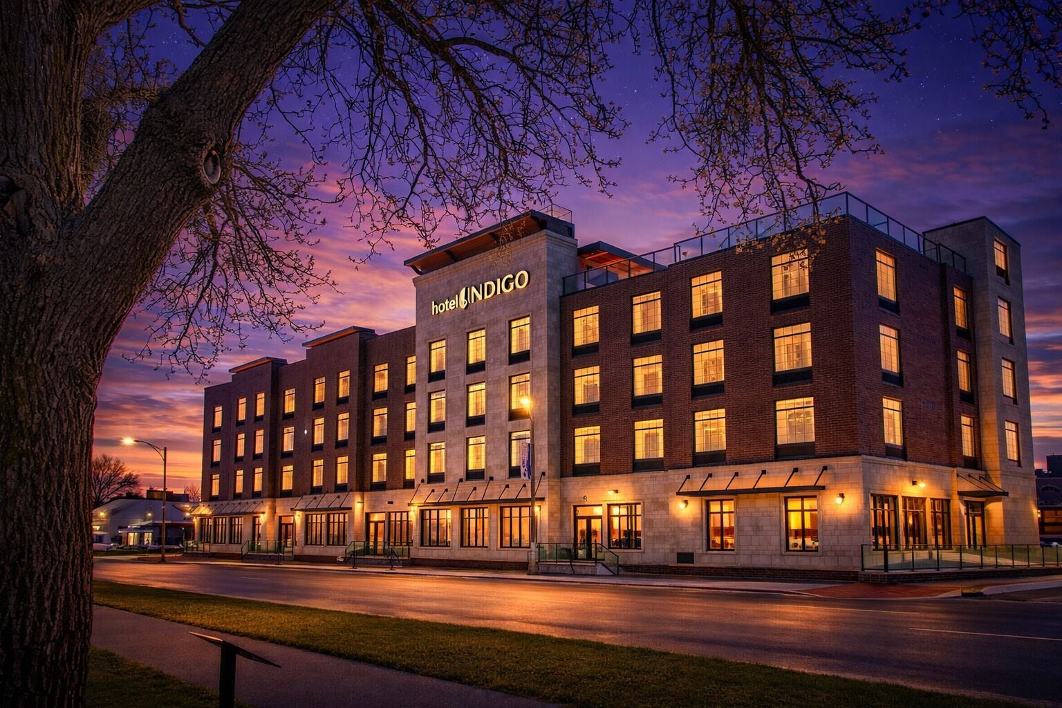 Façade de l’hébergement