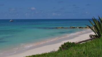 Beach nearby, white sand, windsurfing, beach bar