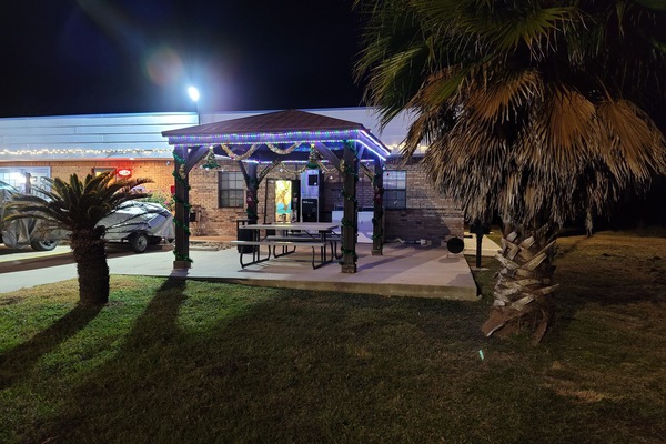 Front of property - evening/night