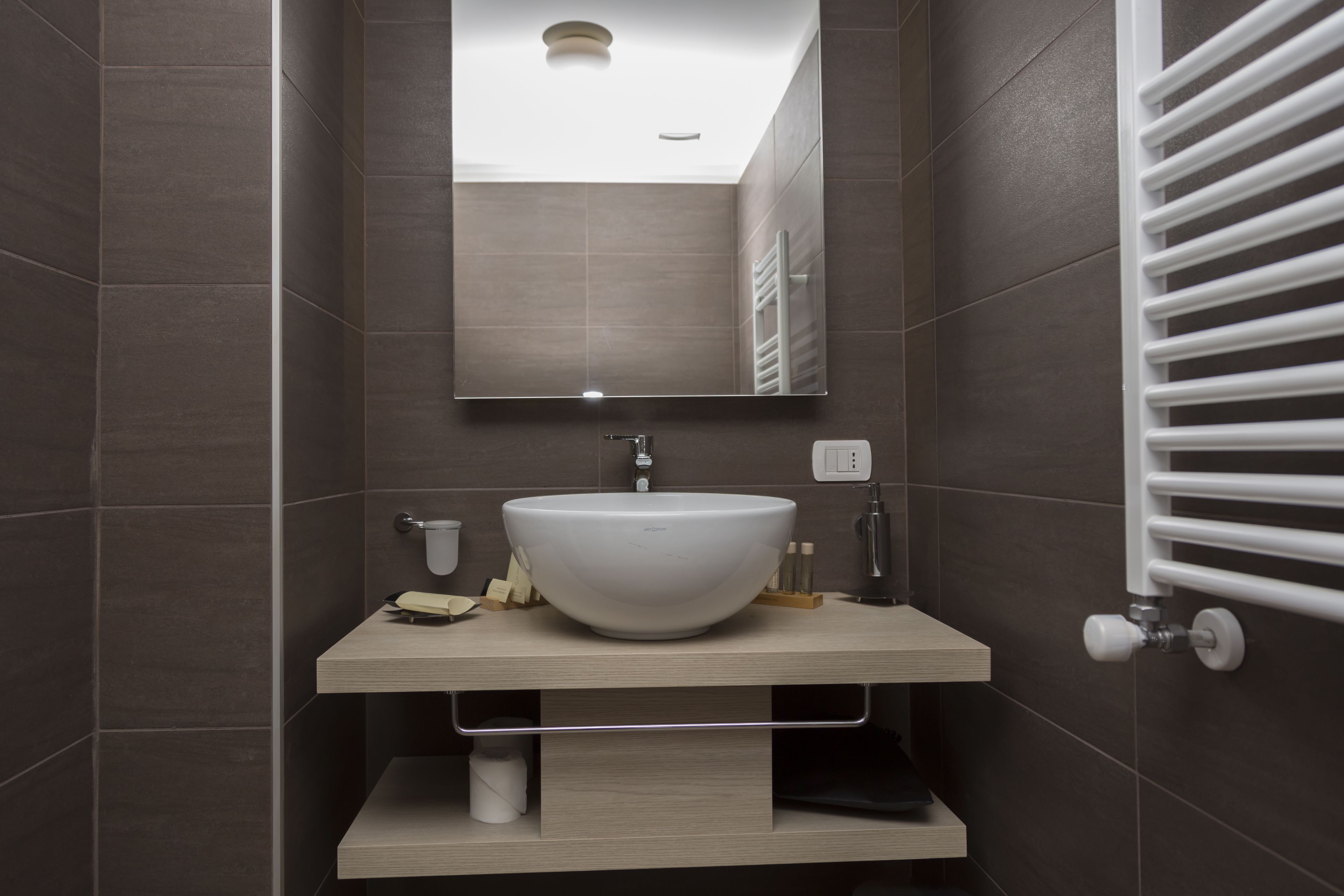 double or twin room | bathroom | combined shower/bathtub, rainfall showerhead, free toiletries