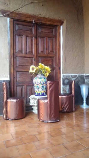 Overnatningsstedets facade