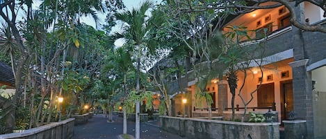 Front of property – evening/night