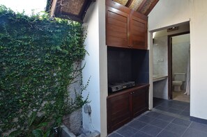 Frigorífico y cafetera o tetera