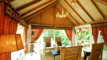 Island Owner Villa | Vista para o jardim