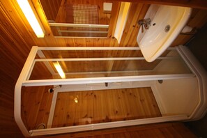 Cabin, 1 Bedroom, Terrace | Bathroom - Saltdal Turistsenter - Campground (Saltdal)