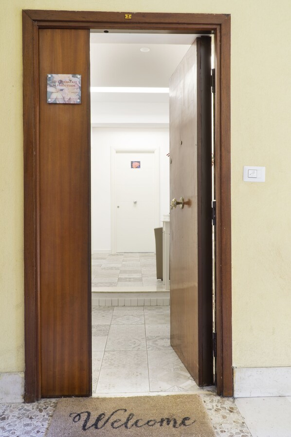 Interior entrance