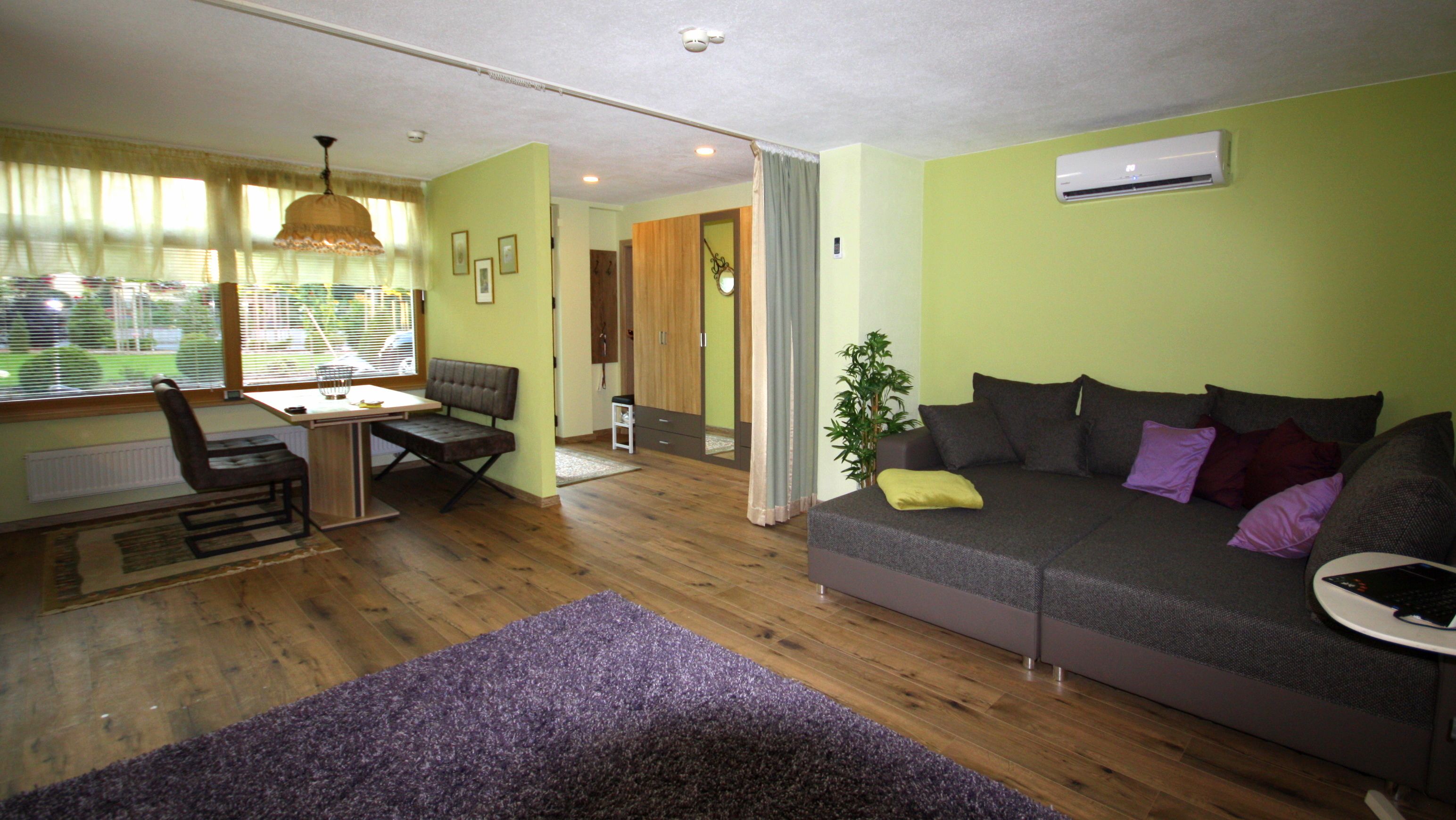 Familienapartment, 1 Schlafzimmer, Gartenblick (Rebstock) | Hochwertige Bettwaren, Zimmersafe, Schreibtisch, schallisolierte Zimmer