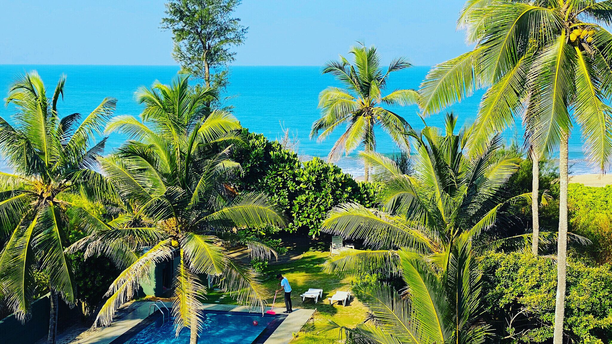 Vista a la playa o al mar