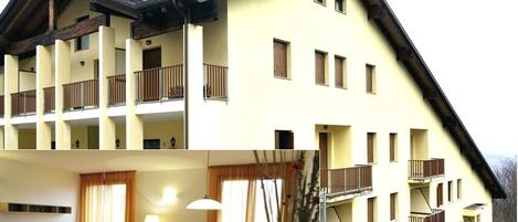 Majoituspaikan julkisivu