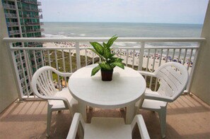 Condo, 1 Bedroom, Oceanfront | Balcony