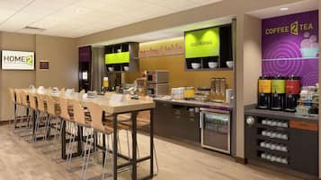 Free daily buffet breakfast