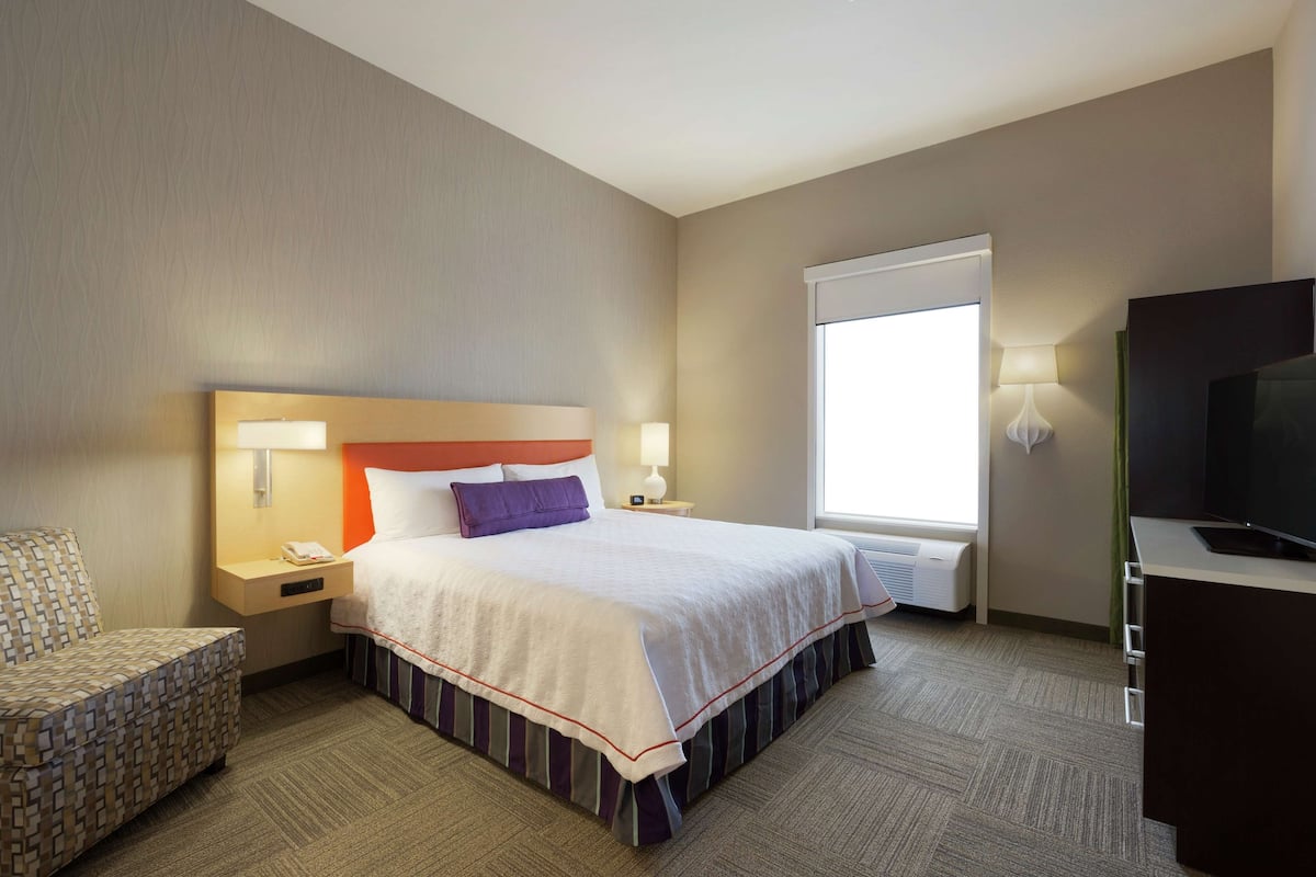 Premium bedding, down comforters, desk, iron/ironing board