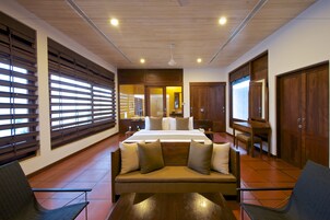 Master Suite with Private Pool | Minibar, in-room safe, blackout drapes, iron/ironing board