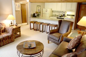 Condo, 1 Bedroom | Living room