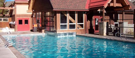 Indoor pool, outdoor pool
