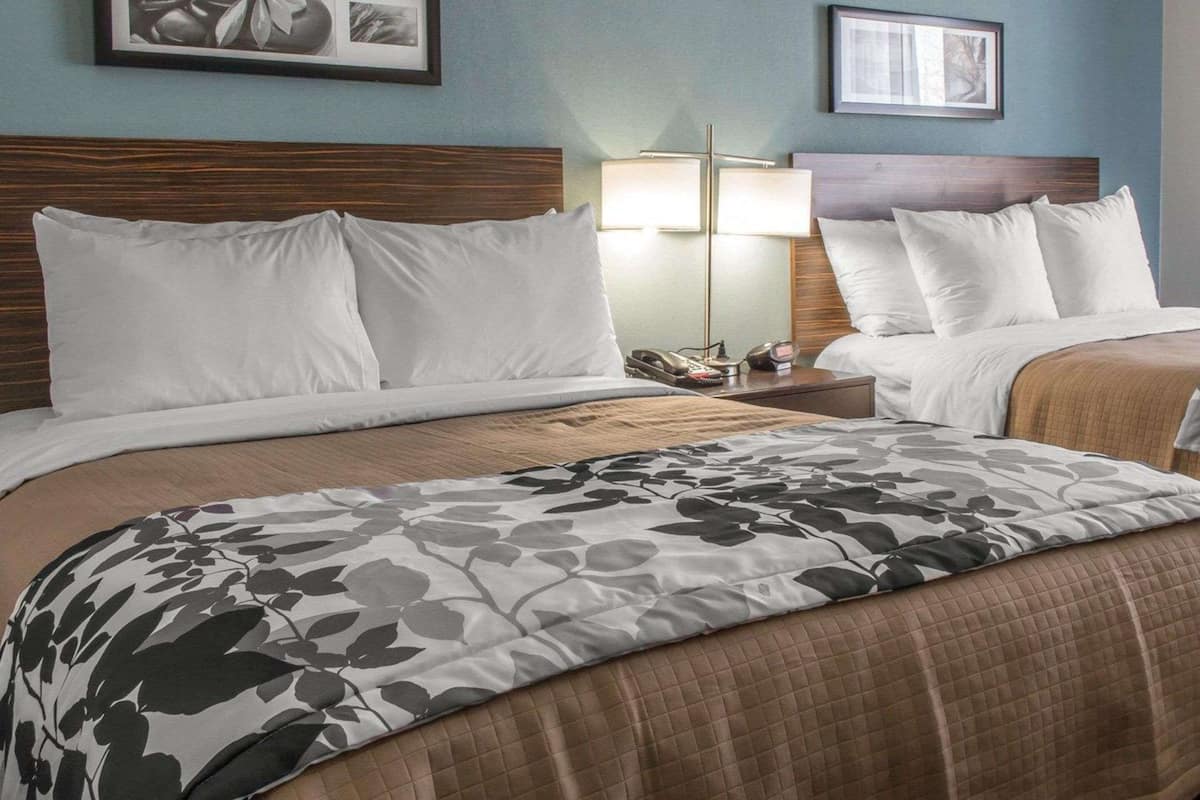 Chambre Standard, 2 lits doubles, non-fumeurs | Coffres-forts dans les chambres, bureau