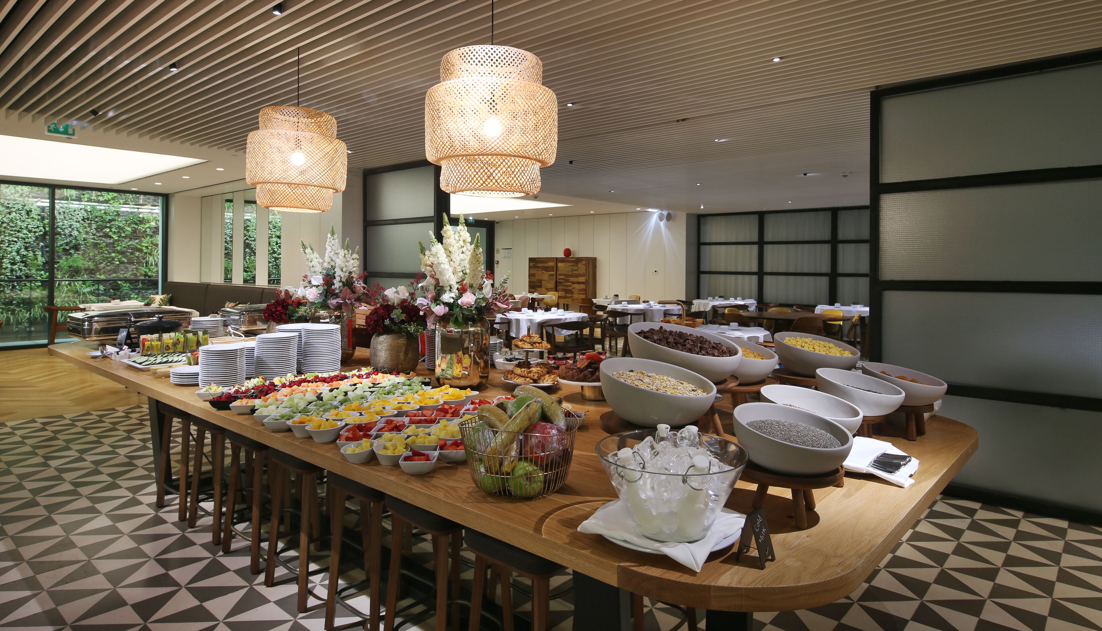 daily buffet breakfast (eur 12.00 per person)