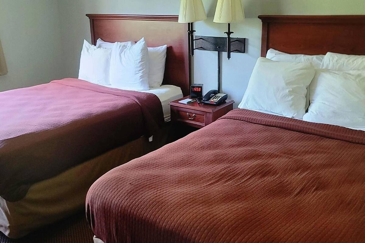 Blackout curtains, soundproofing, iron/ironing board