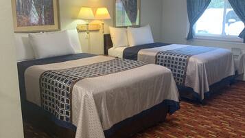Standard Double Room, 2 Double Beds | Free WiFi, bed sheets
