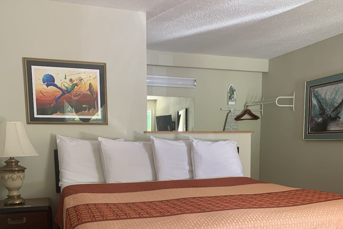 Chambre Deluxe, 1 trĂšs grand lit (No Pets)