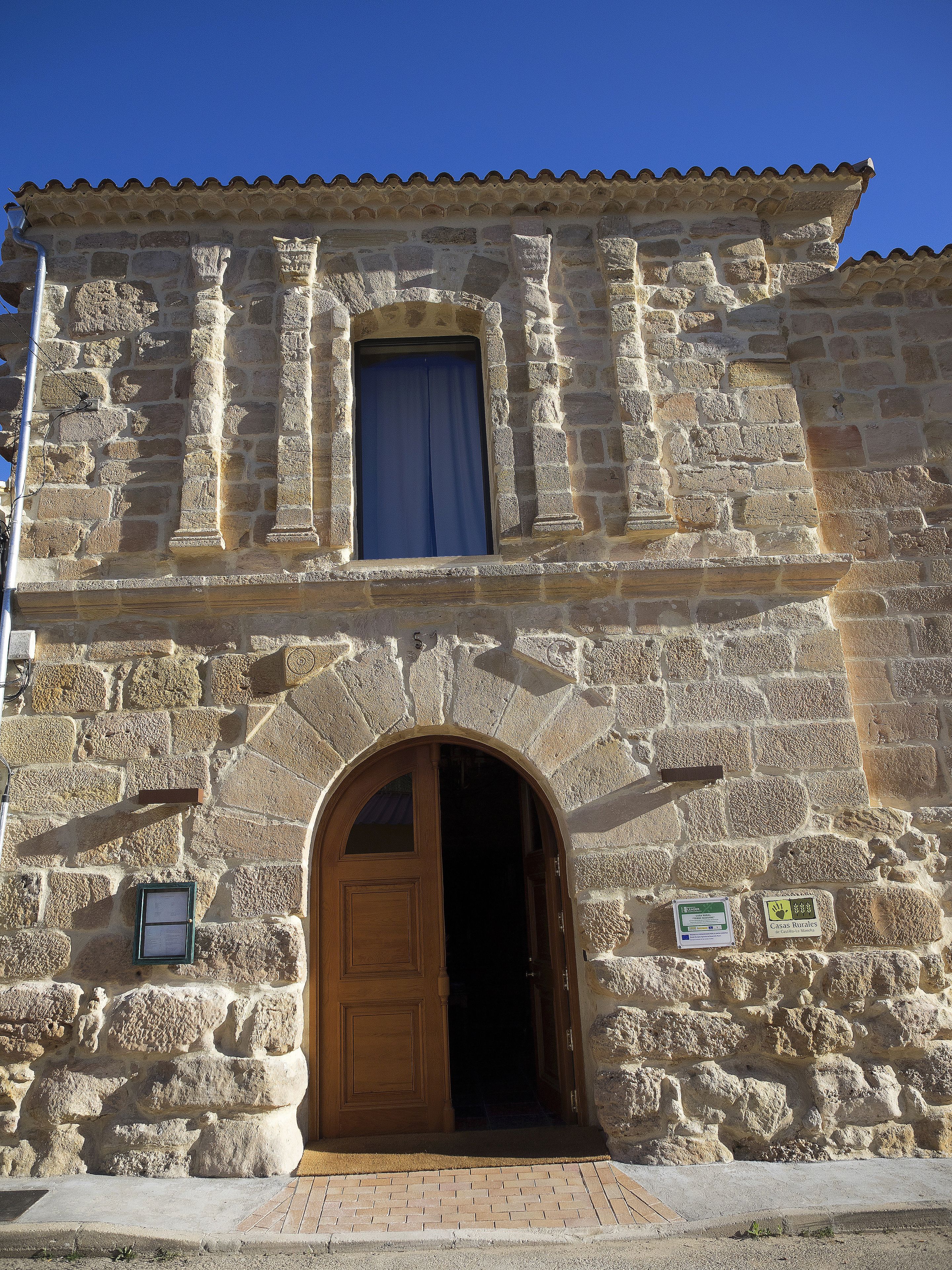 Overnatningsstedets facade