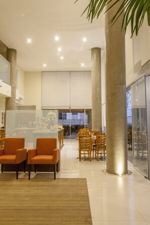 Sitteområde i lobbyen