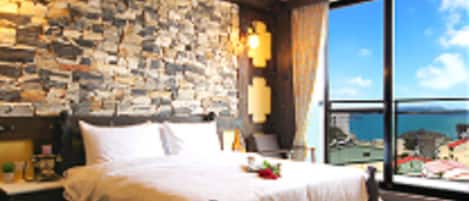 Doppelzimmer, 1 King-Bett, Seeblick