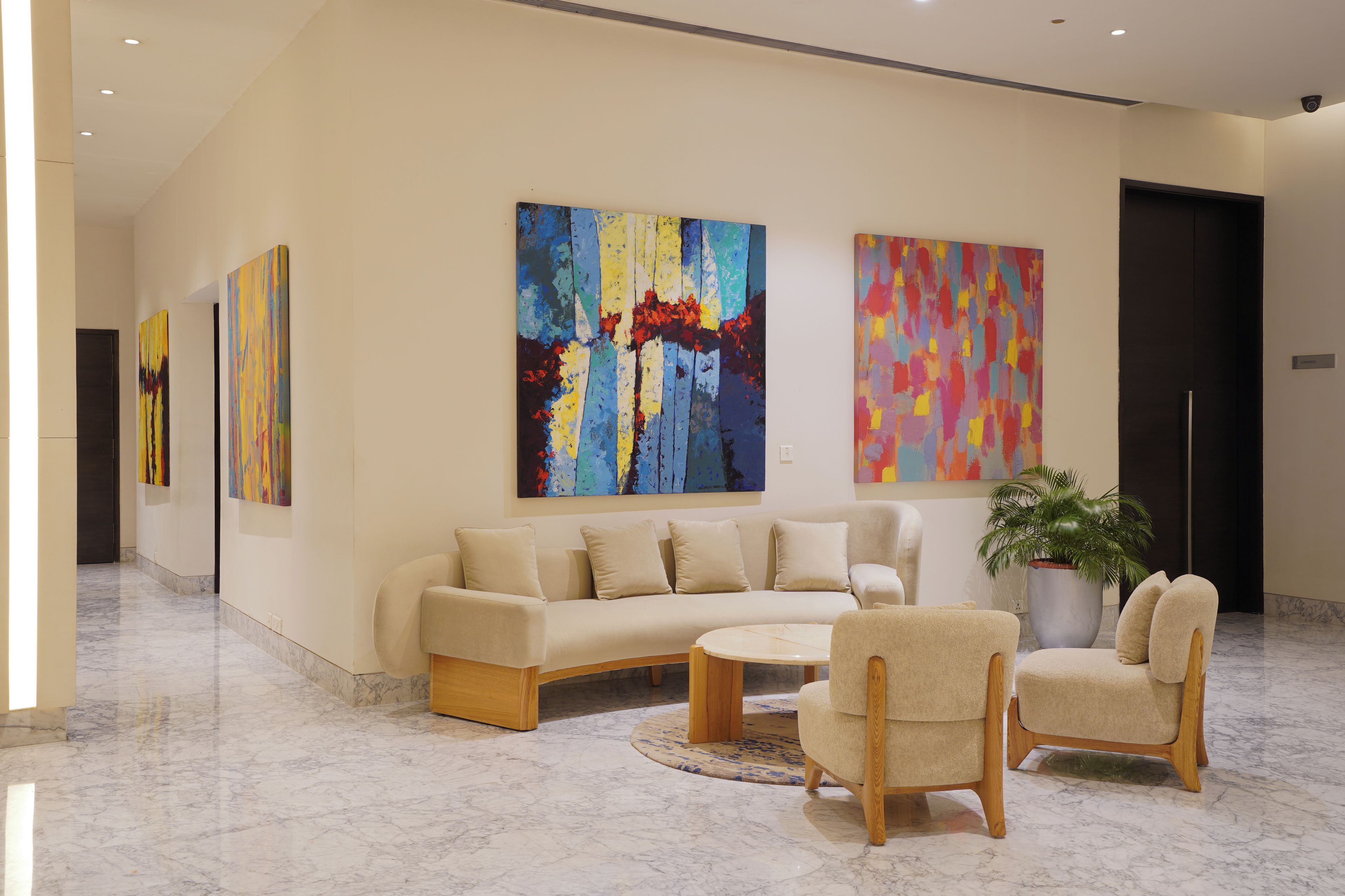 Lobby sitting area