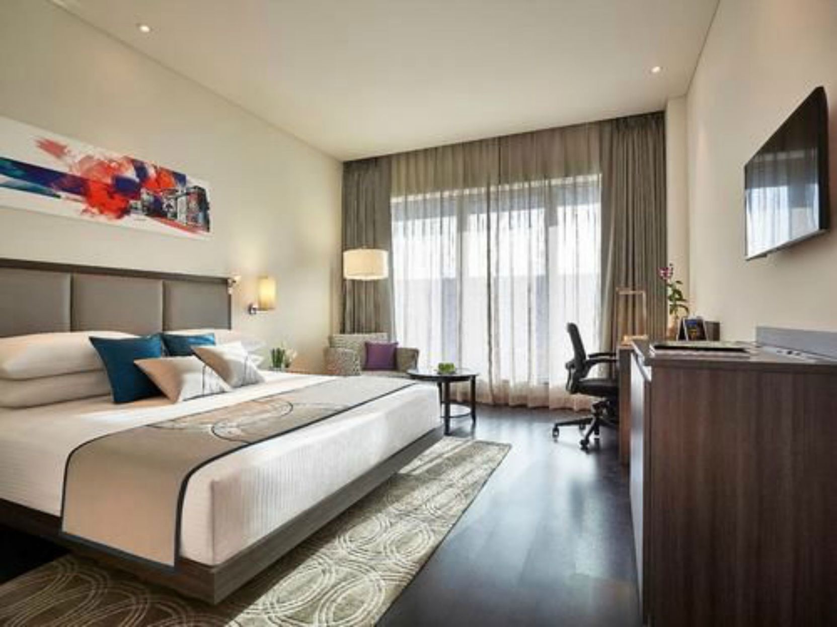 1 habitación, ropa de cama de alta calidad y minibar 