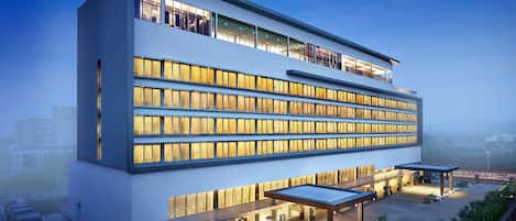 Front of property – evening/night