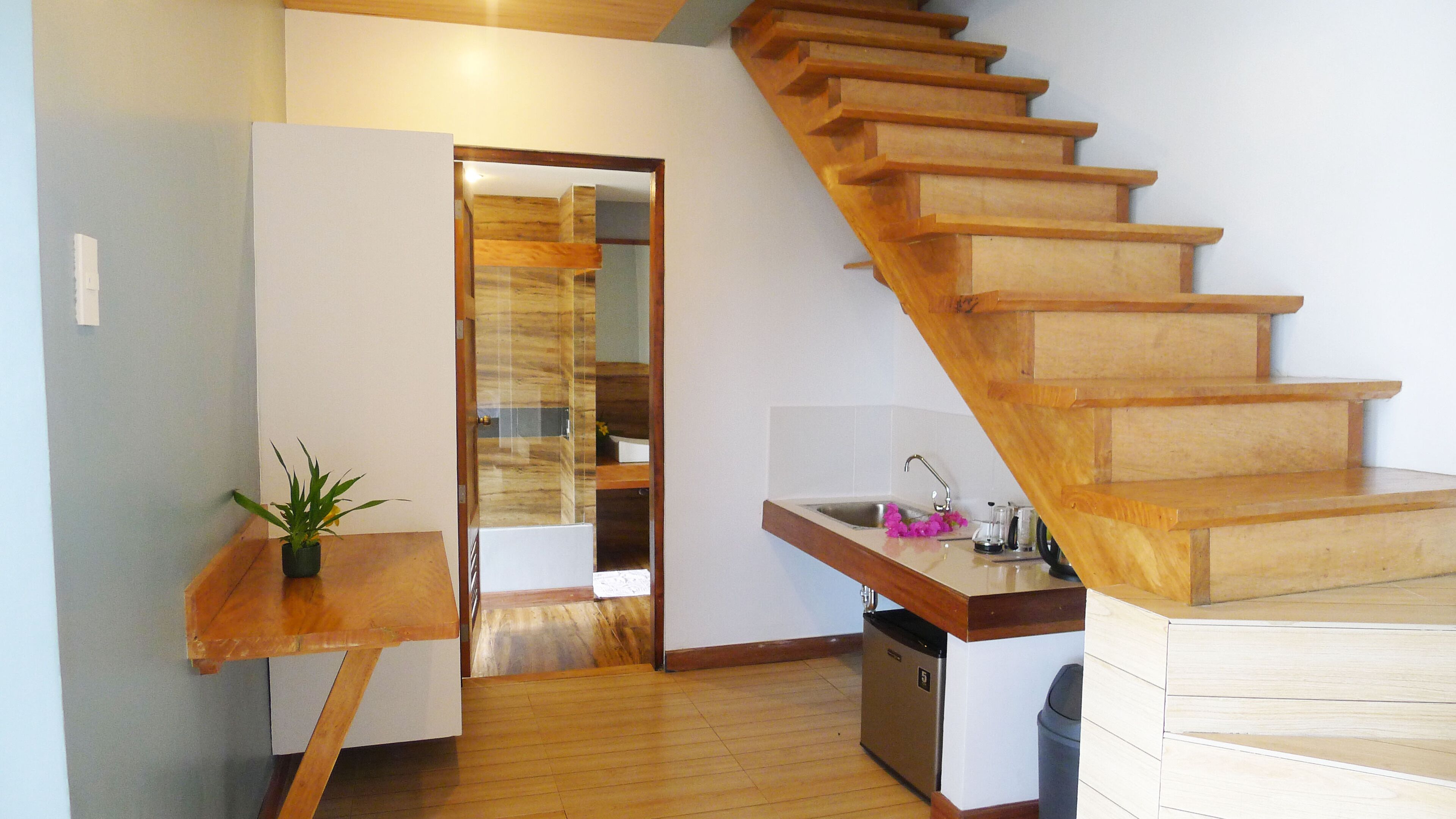 family villa, 1 bedroom, balcony, sea view (hot tub) | bathroom | free toiletries, hair dryer, slippers, bidet