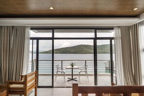 Vista a la playa o el mar