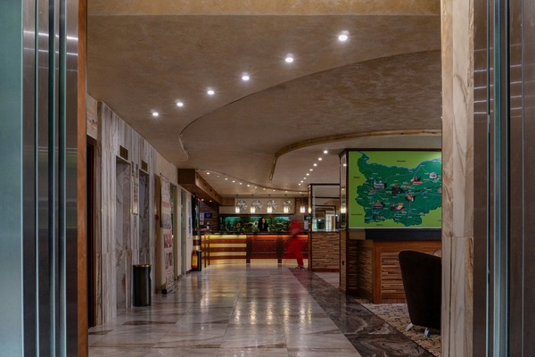 Interior entrance