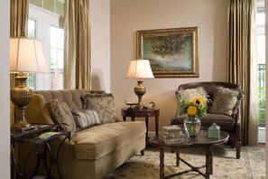 Área de estar no saguão