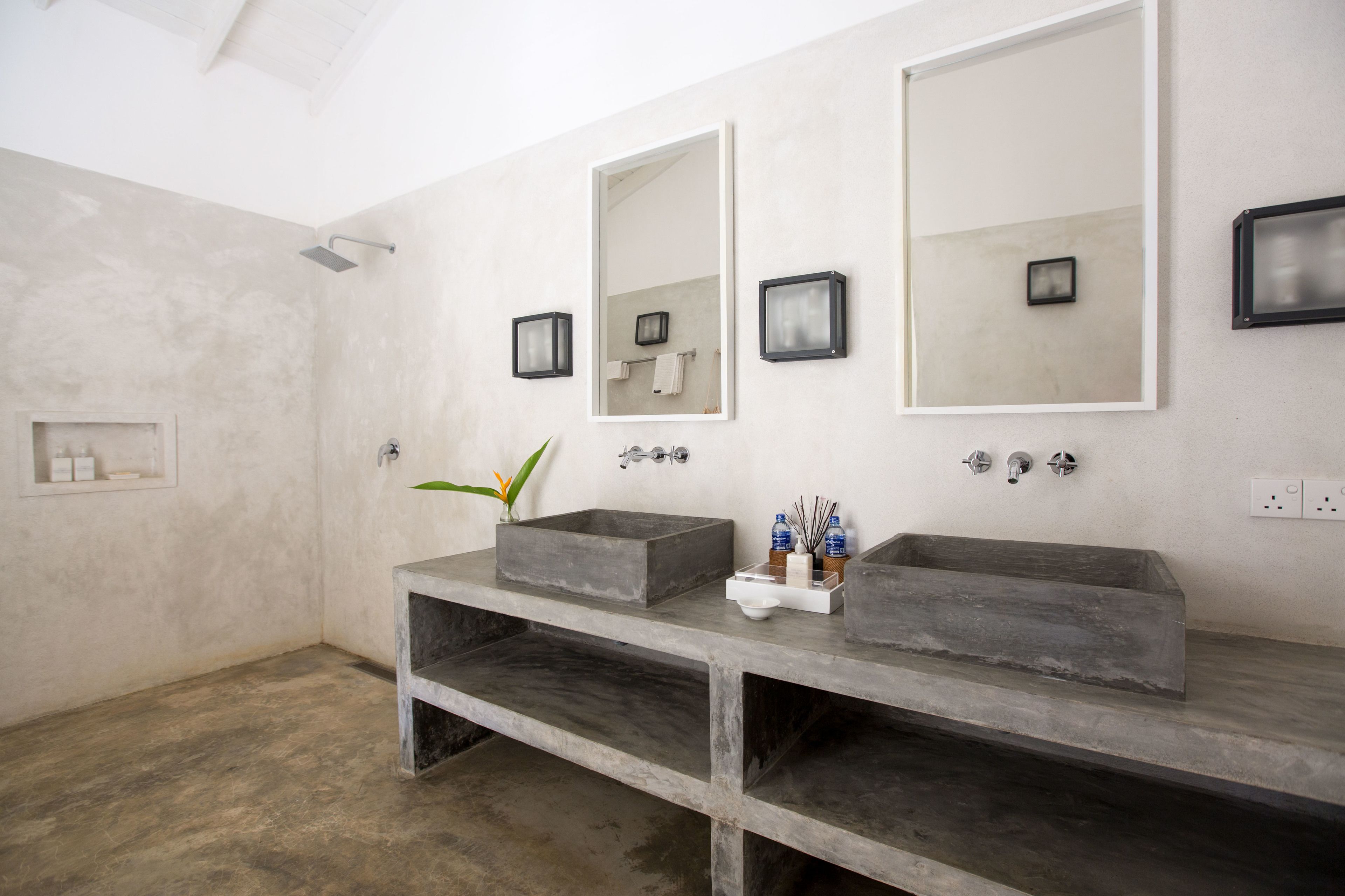 king room with balcony & sea view | bathroom | shower, rainfall showerhead, free toiletries, hair dryer