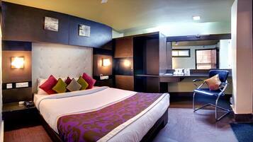 Deluxe-værelse | Skrivebord, lydisolering, gratis Wi-Fi, sengetøj