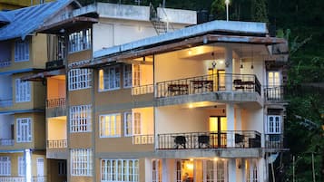 Front of property – evening/night
